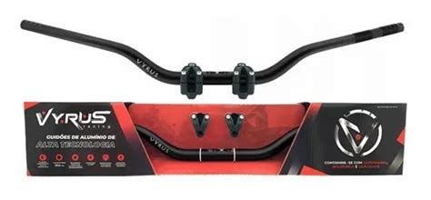 Guidão Naked Vyrus Preto Fazer Twister Fab Oxxy Parcelamento sem juros