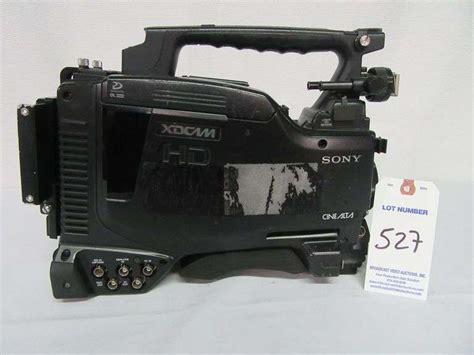 Sony Pdw F Xdcam Hd Camcorder W Gold Mount Adapter On Hours