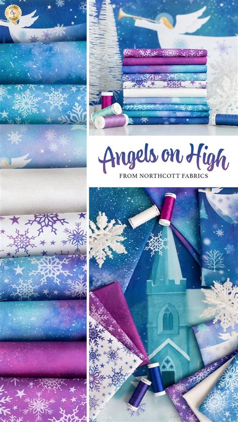 Angels On High By Cathy Squire For Northcott Fabrics Available At