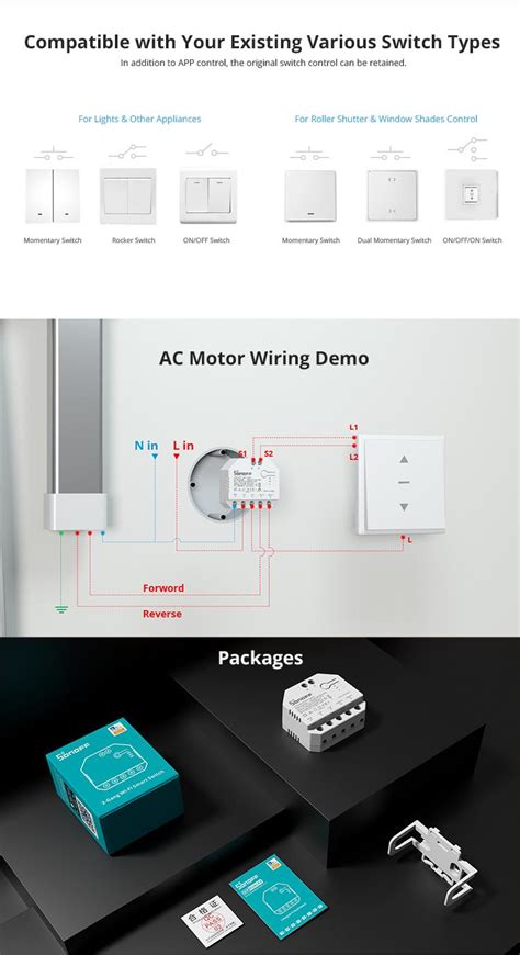 Sonoff DualR3 Dual Relay Two Way Power Metering Smart Switch Opencircuit