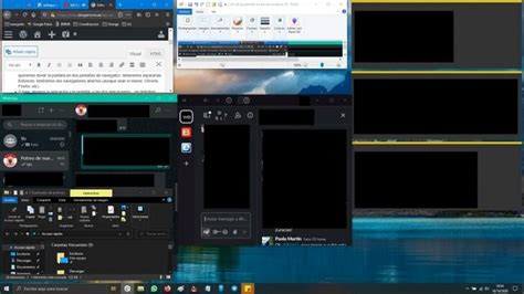 Cómo dividir nuestra pantalla en 2 o 4 en Windows 10