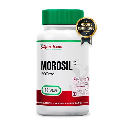 Extrato de Laranja Moro 500Mg Morosil 60 cápsulas Para 60 dias