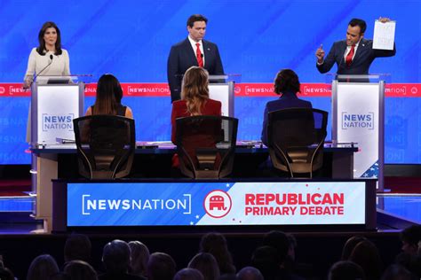 Trumps Gop Rivals Align With Him On Policy At Latest Debate