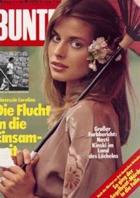 Nastassja Kinski Covers Bunte Magazine Germany 18 September 1980 Magazine Cover Cover