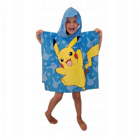 Pikachu Poncho 60x120 Cm Pokemon Lasten Pyyhe 873734 Shop Eurotoys Fi