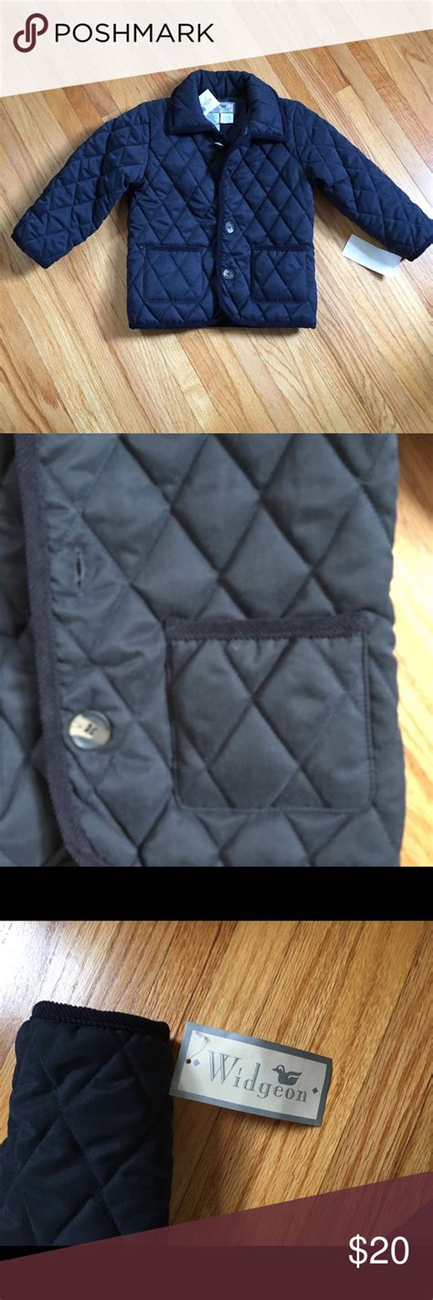 Widgeon Navy Blue Boys Quilted Coat Quilted Coat Boy Quilts Quilted