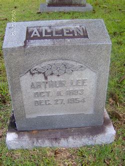 Arthur Lee Allen (1893-1954) - Find a Grave Memorial