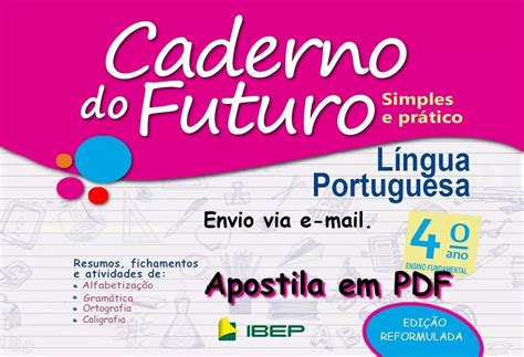 Caderno Do Futuro Ano L Portuguesa Do Aluno R Em Mercado