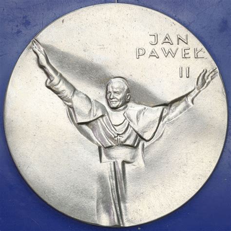 PRL medal Jan Paweł II 1979 Urbi et Orbi SREBRO archiwum niemczyk pl