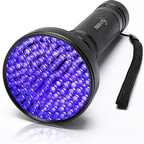 Escolite UV Flashlight Black Light 100 LED 395 NM Ultraviolet