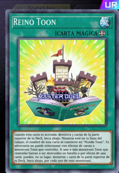 Reino Toon Carta Bonyou S Yu Gi Oh Master Duel