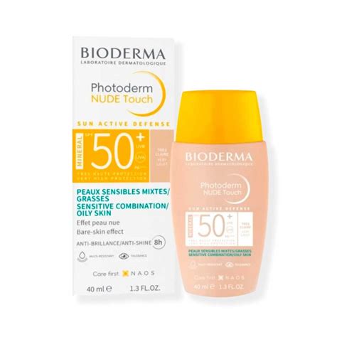 Photoderm Nude Touch SPF 50 Light Bioderma Dermatodo