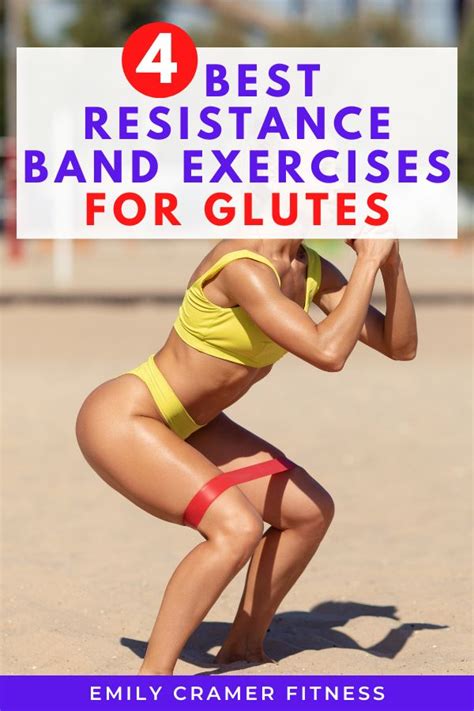 4 Best Resistance Band Exercises For Glutes Band Workout Resistance