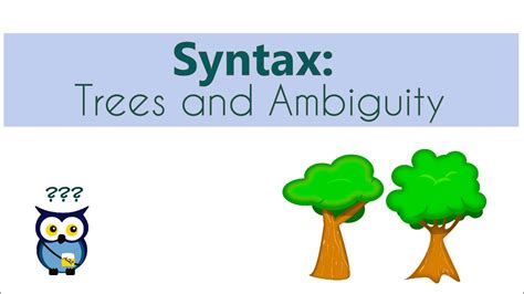 Syntactic Ambiguity Tree Diagrams