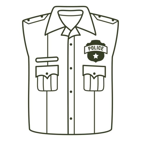 Police Uniform Svg