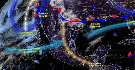 Clima En México Frente Frío Núm 53 Se Extenderá Sobre El Norte Del