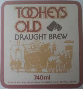 Drink Label: Tooheys Old (Tooheys, AustraliaCol:AU-BEER-000091