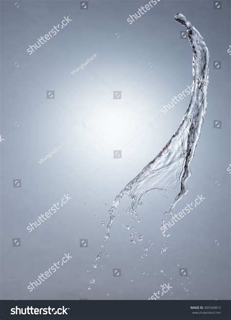 Water Splash White Background Stock Photo 495340813 | Shutterstock