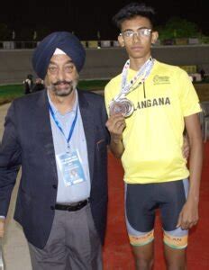 City Cyclist Aashirwad Saxena Secured Silver And Bronze Medals In