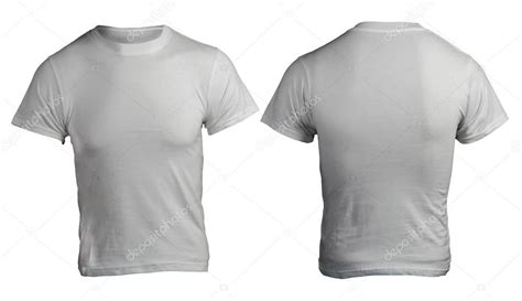 Modelo De Camisa Cinza Branco Masculino — Fotografias De Stock