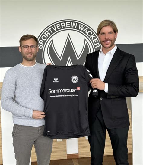 Firma Sommerauer neuer Premium Partner SV Wacker Burghausen Fußball