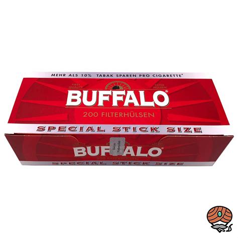 X Buffalo Red Feinschnitt Tabak Dose G Buffalo Red Extra H Lsen