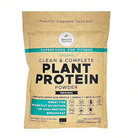 Organic Plant Protein Powder Original | Nature's Superfoods