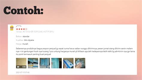 Jasa Review Produk Di Marketplace Shopee Tokopedia Lazada