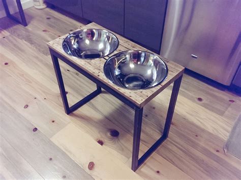 Hand Crafted Raised Dog Food Bowls / Raised Dog Feeders by Forest and ...