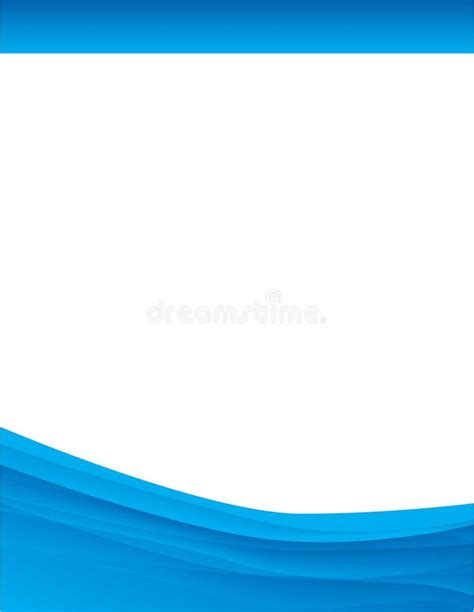 Blue Swirl Brochure Background Stock Vector - Illustration of waves ...