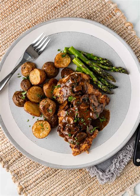 Pan Seared Chicken with Mushrooms + Video | Kevin Is Cooking