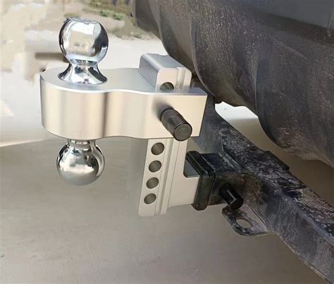 Adjustable Drop Rise Trailer Hitch Mount Fits Receiver Lbs