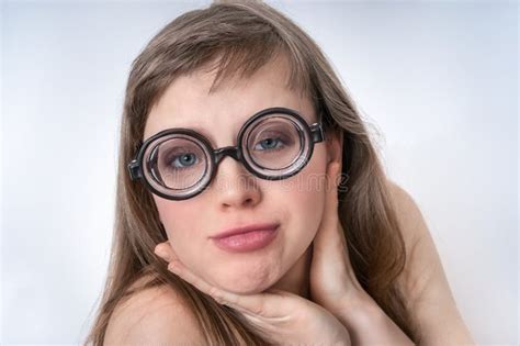 Geek Woman Holding Books Stock Image Image Of Beautiful 28769849