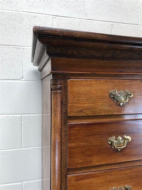 The Penderyn Furniture Co 19th Century Oak Tallboy Chest On Chest