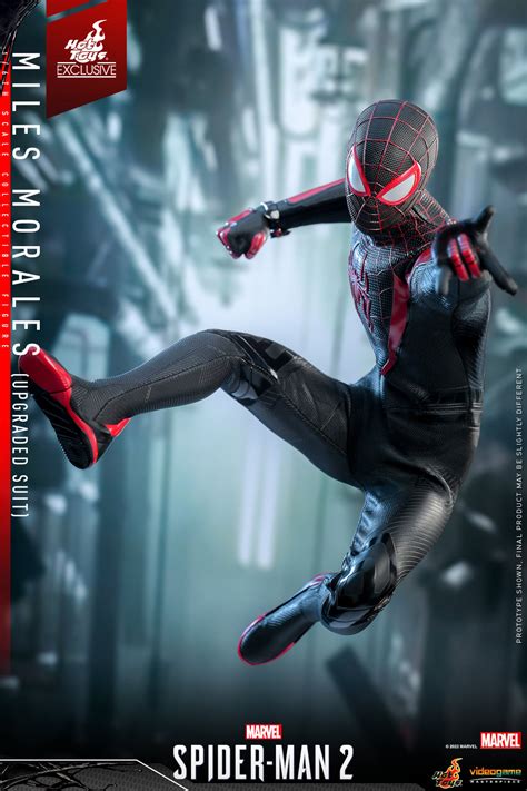 Hot Toys VGM 55 Marvels Spider Man 2 Miles Morales Upgraded Suit Hot Toys Complete Checklist