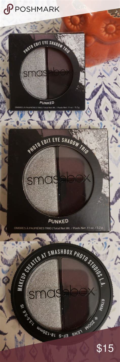 SMASHBOX EYESHADOW TRIO NWT Smashbox Photo Edit Shadow trio in Punked. This is perfect for an ...