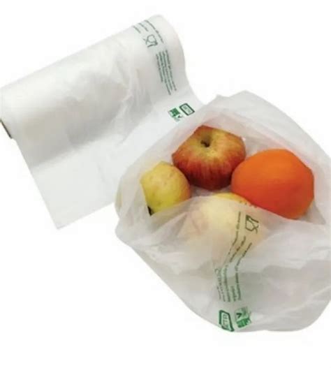 U Cut Plain Printed Compostable Carry Bags For Shopping Holding