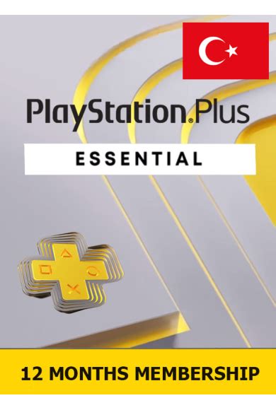 PSN PlayStation Plus Essential 12 Months Turkey Subscription CD