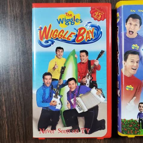 The Wiggles Vhs Lot Space Dancing Wiggle Bay Never Seen On Tv 2441