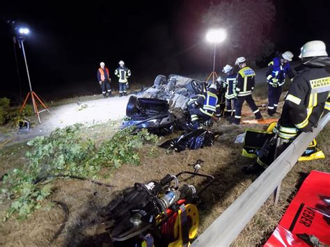 Ansbach Mitfahrer Bei Verkehrsunfall T Dlich Verletzt