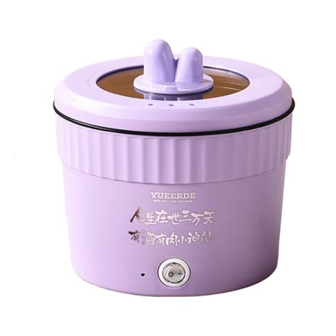 JOLIXIEYE Electric Hot Pot Non Stick Pan Rapid Noodles Cooker Mini Pot For Dorm And Office