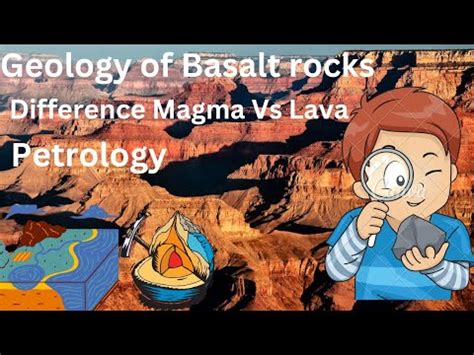 Petrology Geology Of Rock Features Of Basalt Rocks Difference Magma