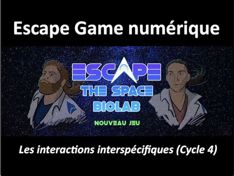 Dubase Escape The Space Biolab Un Escape Game Num Rique Sur Les