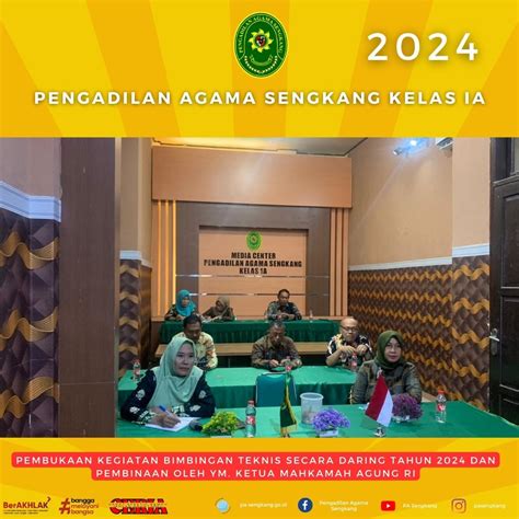 Pengadilan Agama Sengkang Menghadiri Kegiatan Bimbingan Teknis