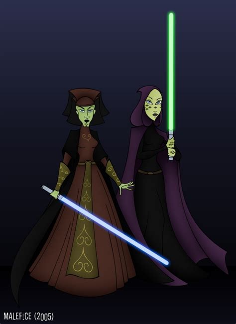 Luminara Unduli And Barriss Offee Clone Wars Style By Malefice Fanart