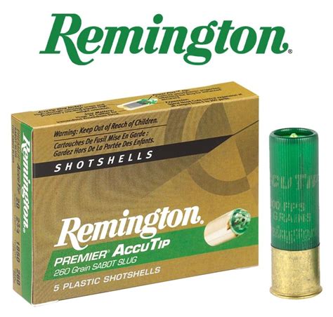 Remington Premier Accutip 20 Ga 260 Gr 3 Shotshells Slugs Londero