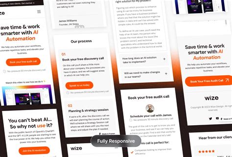 Aiden - AI Automation Agency Website Template - Wize Templates