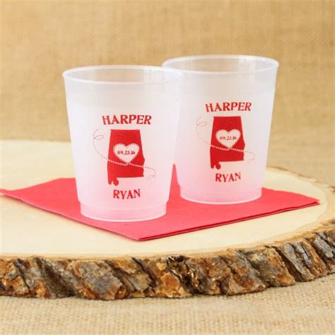 Personalized Frosted Plastic Cups