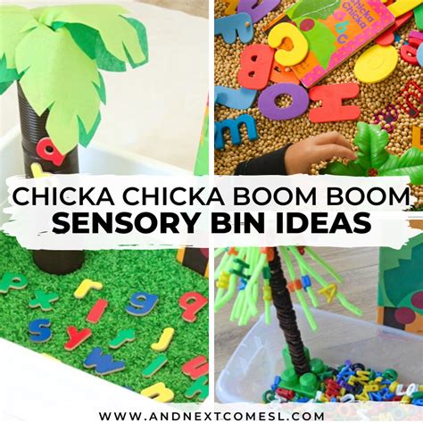 Chicka Chicka Boom Boom Sensory Bin Ideas | And Next Comes L ...