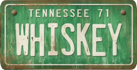 Tennessee License Plate Whiskey – Spicher and Company